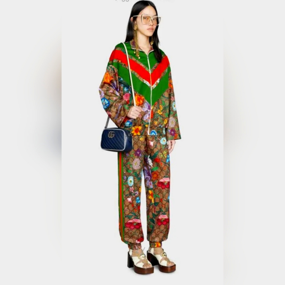 NWT Gucci Floral Tracksuit Jacket and Pants